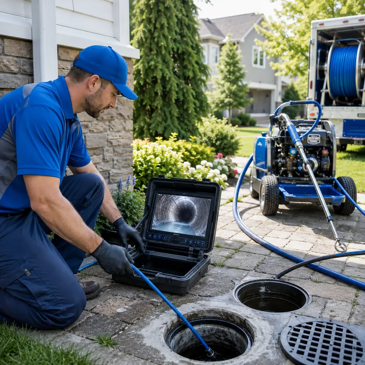 Outdoor drain cleaning professionals serving Winters, TX
